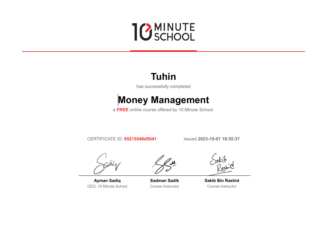 Money Management